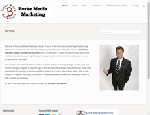 Tablet Screenshot of burkemediamarketing.com